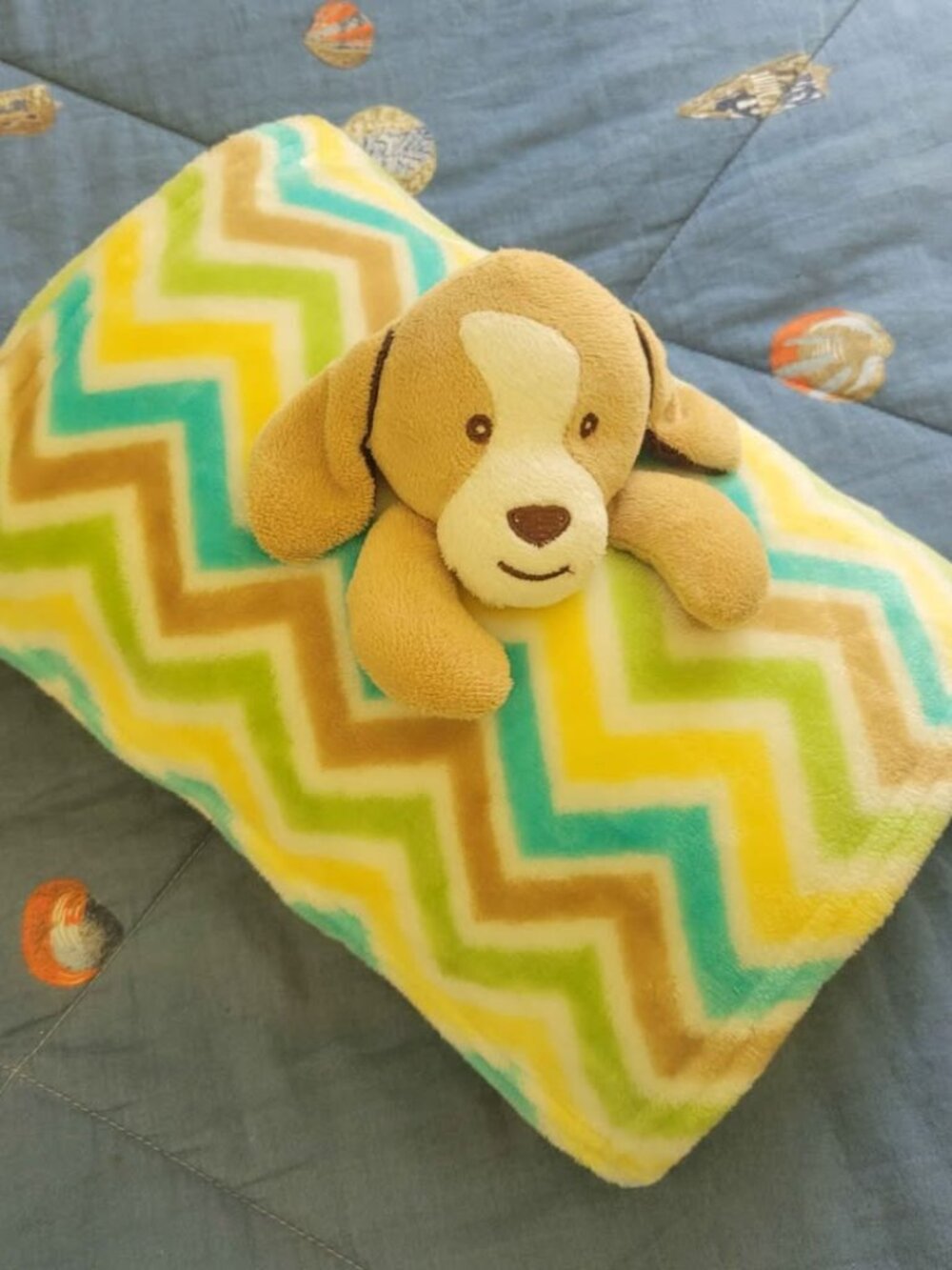 Little Miracles Baby Blanket With Matching Puppy Security Blanket